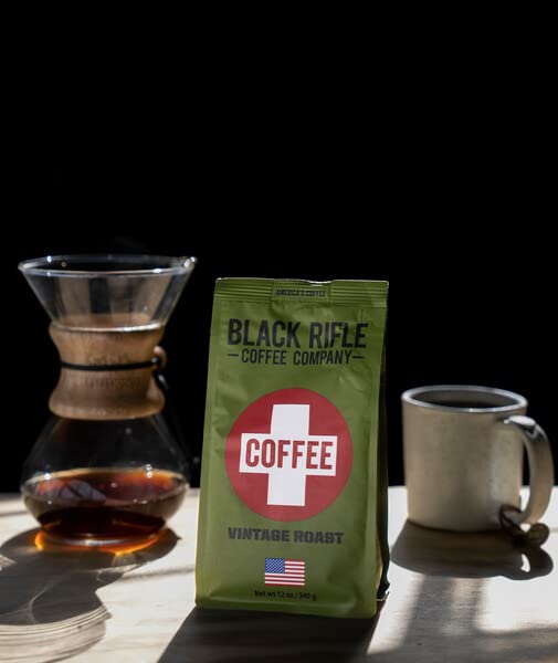 Black Rifle Coffee Company Vintage Roast, Medium Roast Ground Coffee, 12 OZ Bag