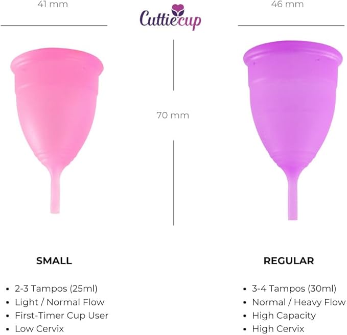 Double Pack, Menstrual Cup, Complete Kit 30 Years)…
