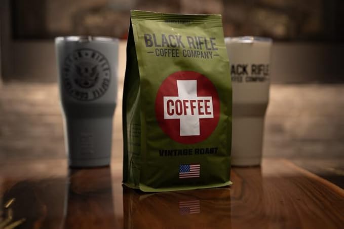 Black Rifle Coffee Company Vintage Roast, Medium Roast Ground Coffee, 12 OZ Bag