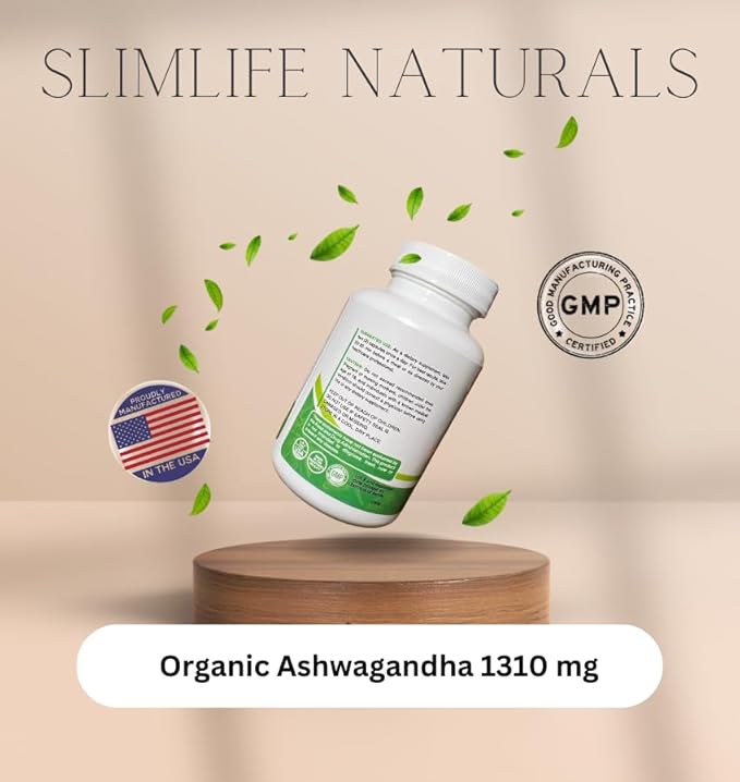 Organic Ashwagandha 1310 mg 60 Organic