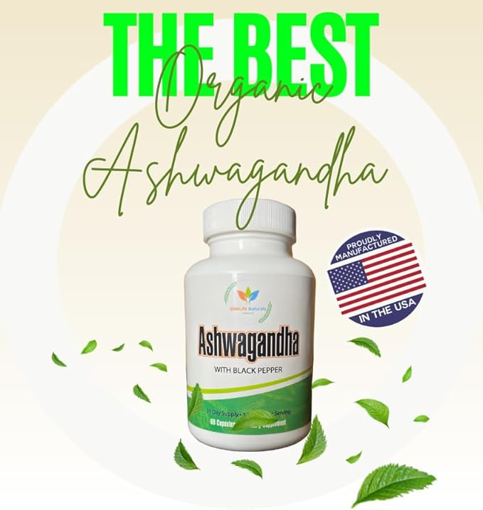 Organic Ashwagandha 1310 mg 60 Organic