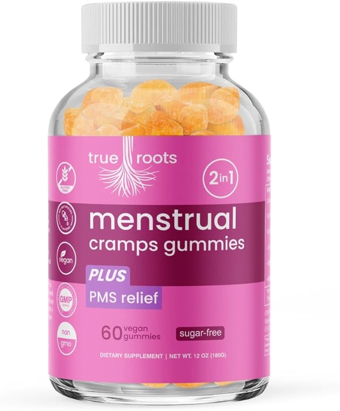 Menstrual Cramp Relief Period Relief Gummies 60 Count…