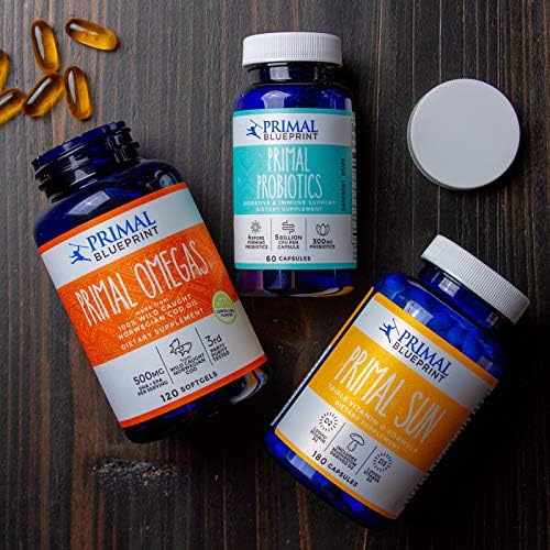 Primal Blueprint Primal Omegas, Omega-3 Fatty 120 Count