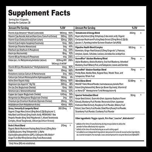 Whole Food Multivitamin for Men (120