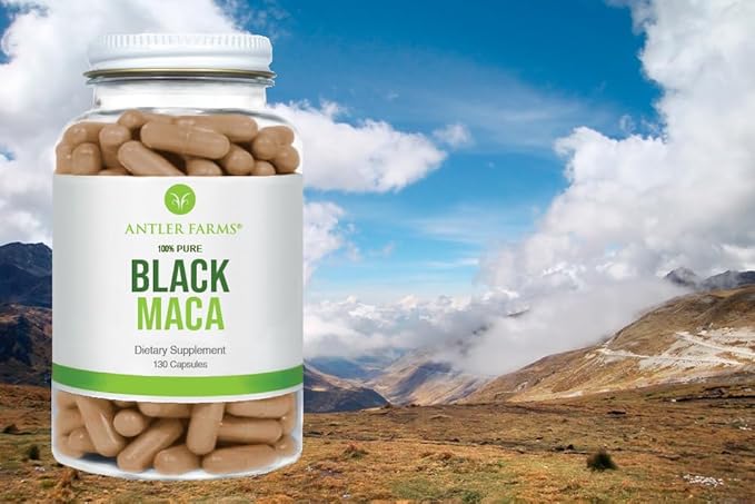 Antler Farms - 100% Pure Black 130 Capsules, 1500mg –