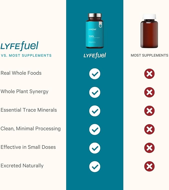 LyfeFuel Adaptogen Blend for Natural Energy 60 Vegan