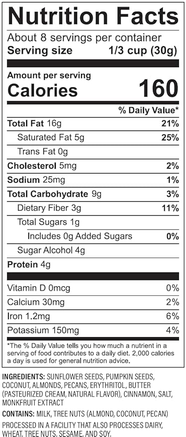 NuTrail Nut Granola Cereal, Cinnamon Pecan, 8 Ounce 6)…