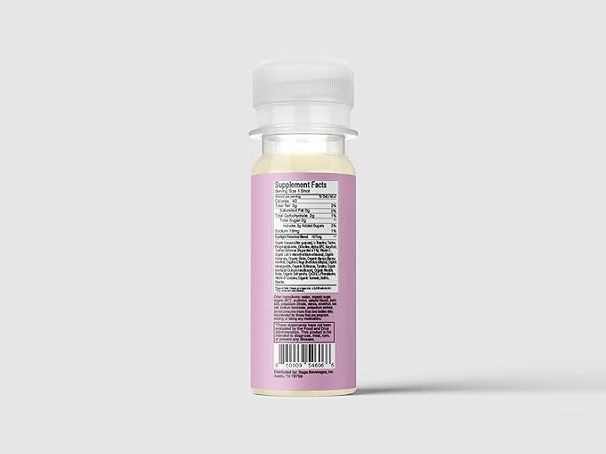 SAGA Organic Focus Shots 2oz Shots(12-Pack) Shots(12-Pack)