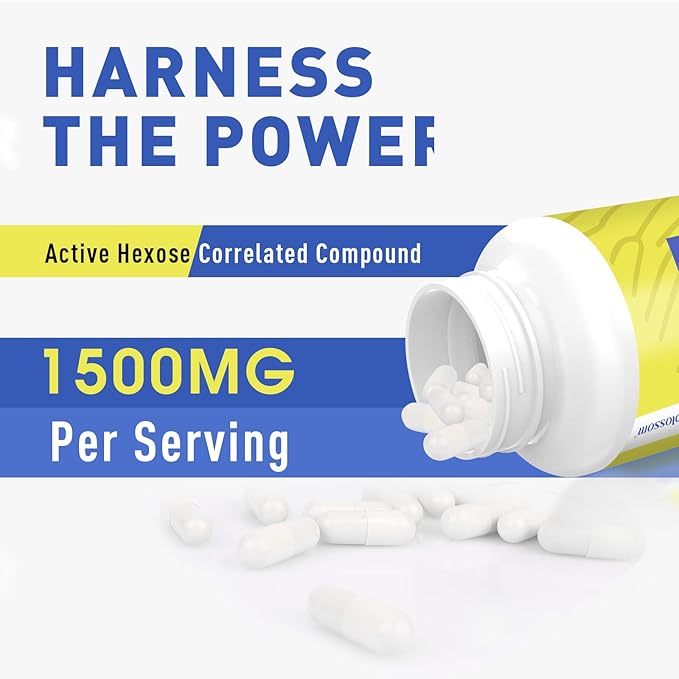 Active Hexose Correlated Compound Supplement 1500mg, 90 Capsules 1)