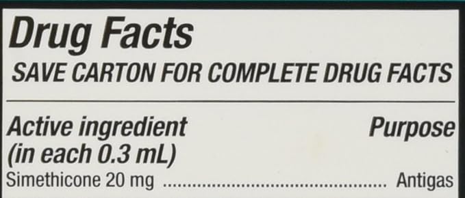 Newborns, Infants & Children Gas Relief 20 mg/0.3ml mg/0.3ml Drops 1 oz (30ML) 6 6 PACK 6 oz