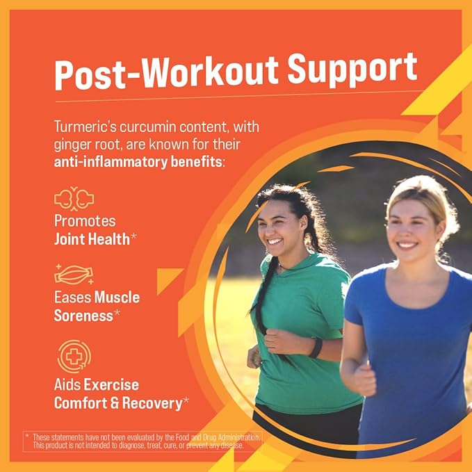360 Nutrition Turmeric Supplement with Ginger 2 Pack 3.3 oz
