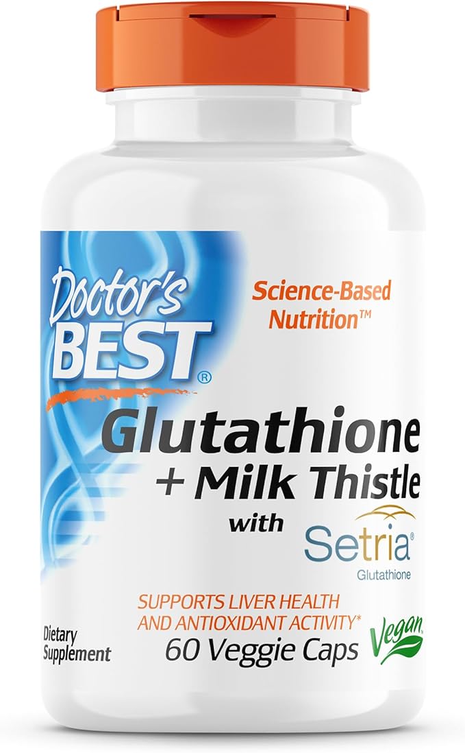 Doctor's Best Glutathione + Milk Thistle 60 VC