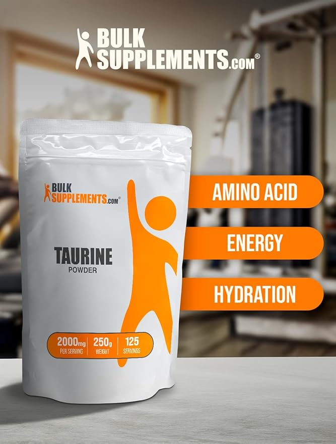 BulkSupplements.com Taurine Powder 2000mg - 2g per 250g (8.8 (8.8 oz) 1)