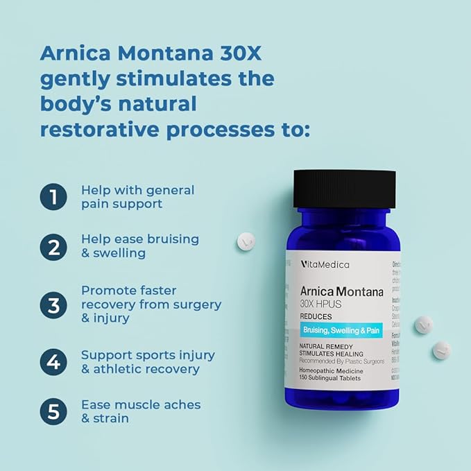 VitaMedica Arnica Montana 30X Rapid Dissolve 150 Ct 50 Servings