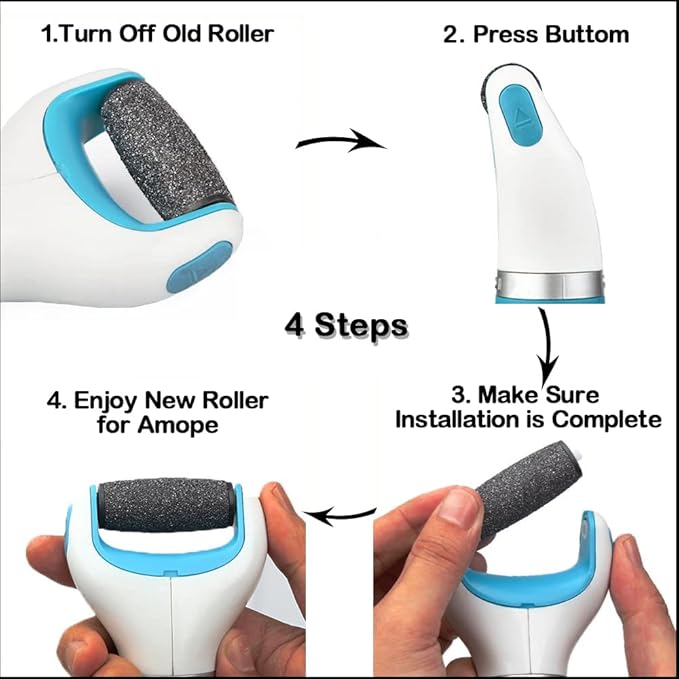 Electronic Foot File Replacements for Amope 1 Extra&4 Extra&4 Regular