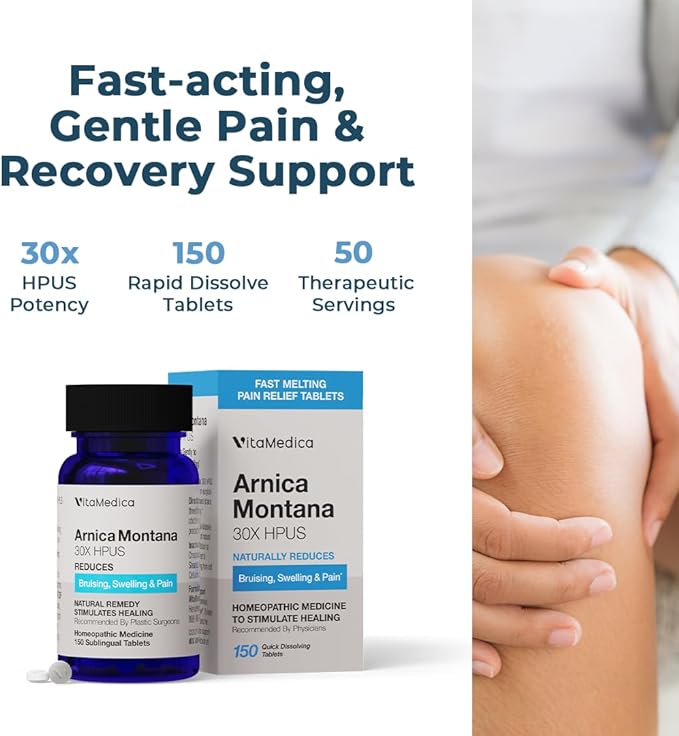 VitaMedica Arnica Montana 30X Rapid Dissolve 150 Ct 50 Servings