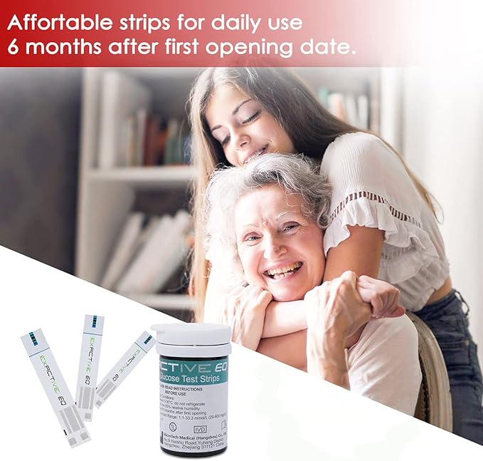 Blood Glucose Monitor Kit Diabetes Testing 50 Codefree 50 Lancets-mg/dL