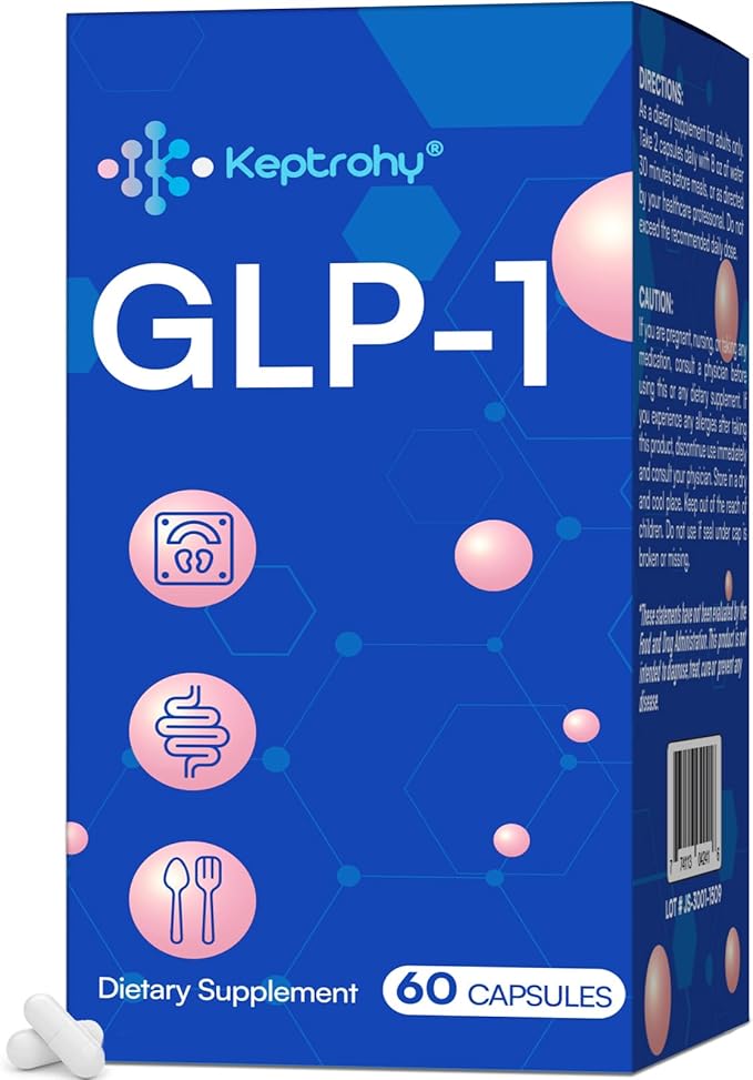 GLP-1 Support | GLP-1 Supplement, GLP Supplement Core with Synbiotics, Hops Extract, Eriocitrin, Support GLP1 Level Naturally, Natural GLP 1 Supplement for Women and Men, Take Before Meal - 60 Count