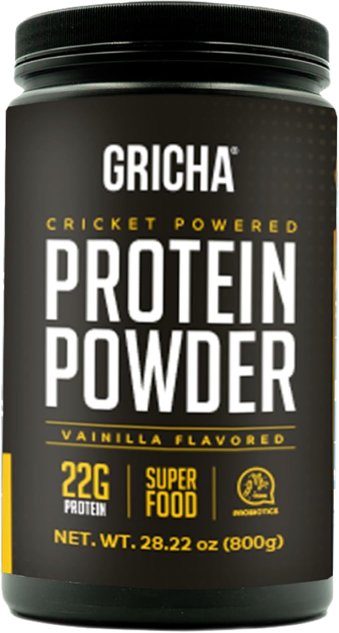 Protein Powder with Supplements. Cricket and 50% of B12, Vitamina (1.8 Lbs,