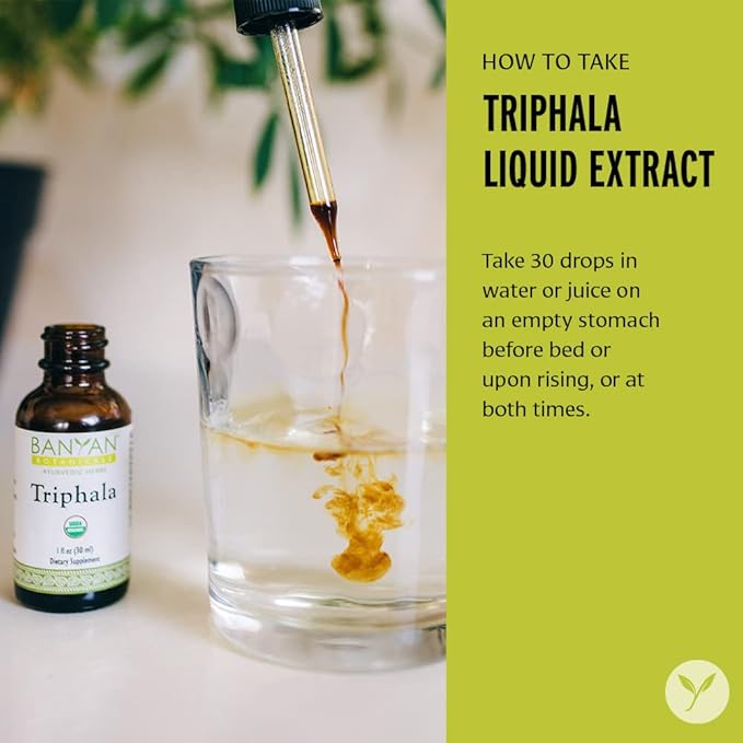 Banyan Botanicals Triphala Liquid Herbal Extract 1oz. –