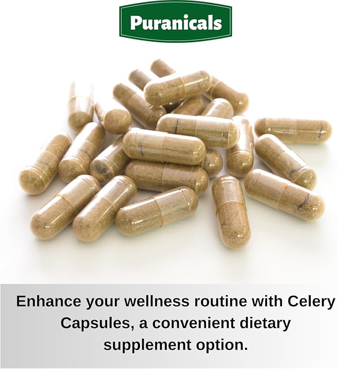Celery Premium 320 Capsules Non GMO 700 mg 100% Pure