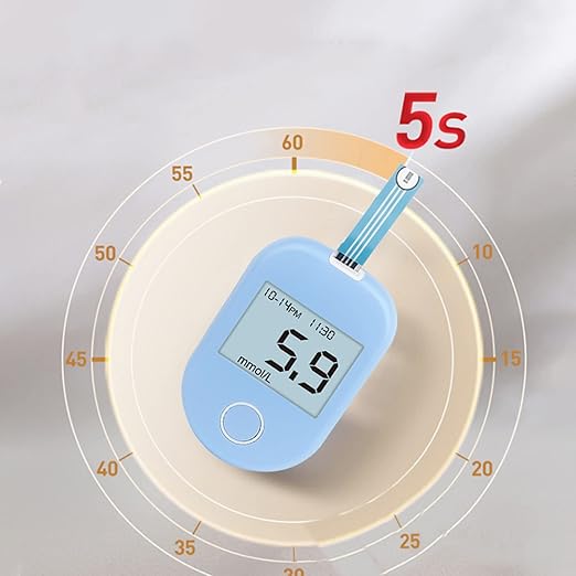 ThreeH Blood Glucose Meter Kit 50 Blood 1 Glucometer 50 Lancets 1 Lancing