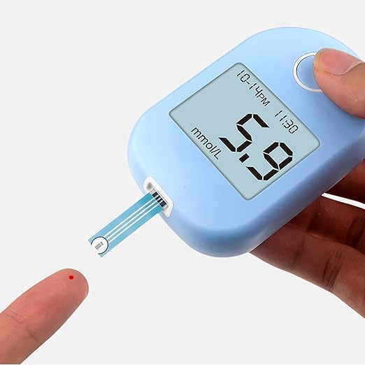 ThreeH Blood Glucose Meter Kit 50 Blood 1 Glucometer 50 Lancets 1 Lancing