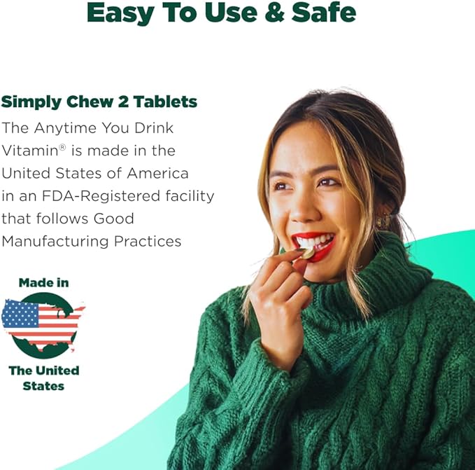 The Anytime You Drink Vitamin 40 Chewable (20 Servings),