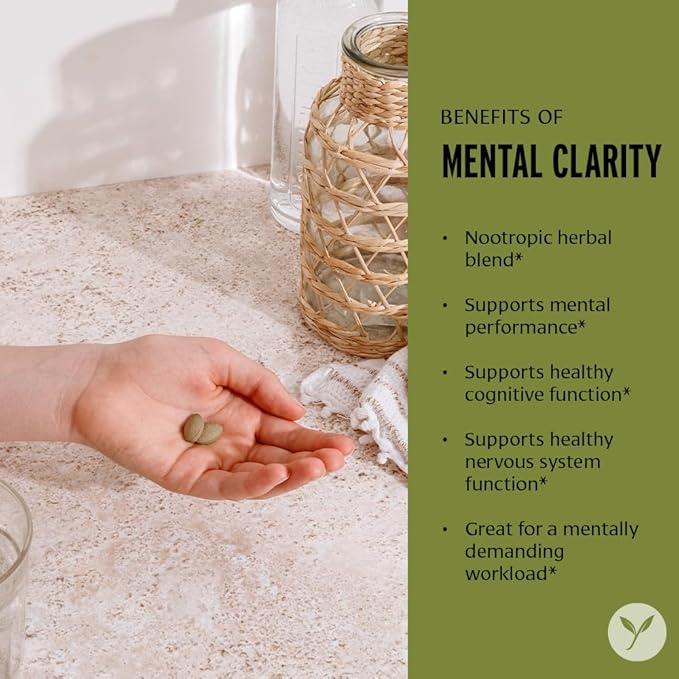 Banyan Botanicals Mental Clarity – Organic 90 Tablets