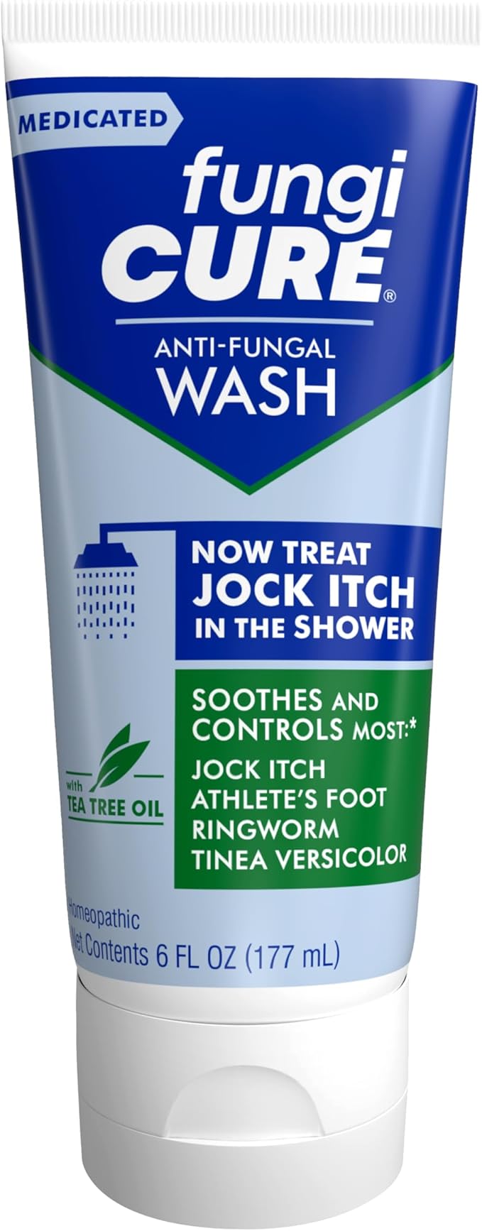 FUNGICURE Medicated Anti-Fungal Jock Itch Wash, 6 Fl