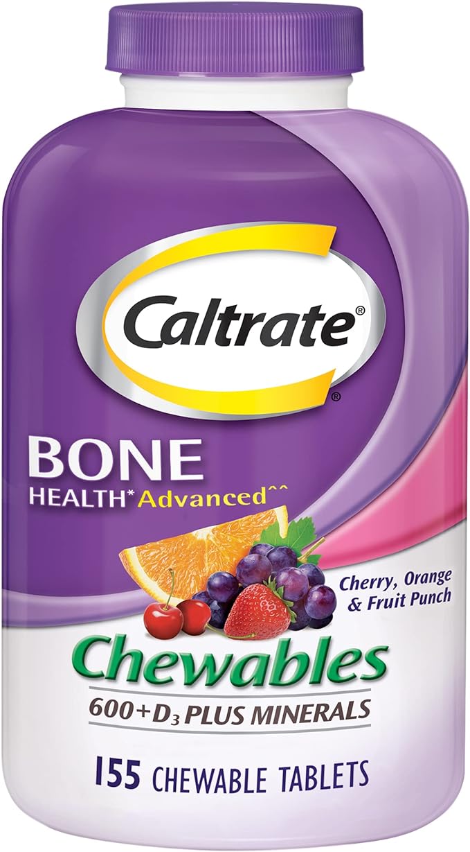 Caltrate Chewables 600 Plus D3 Plus 155 Count 1) (Package