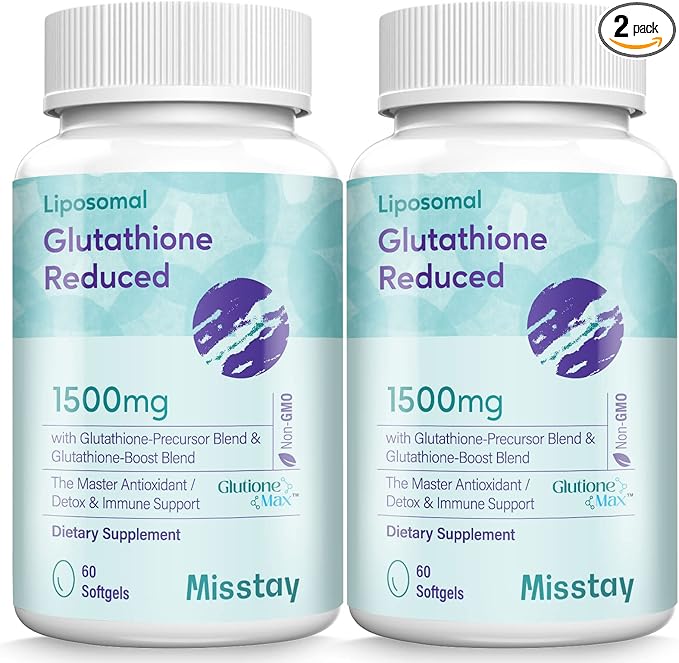 2400 MG Complex Liposomal Glutathione Softgels 1500 MG, 120 Softgels