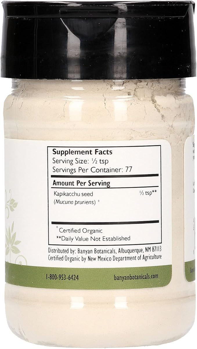Banyan Botanicals Kapikacchu Mucuna Pruriens –
