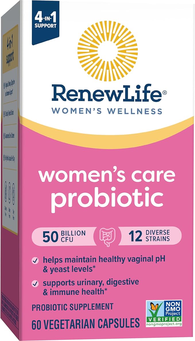 Renew Life Women's Probiotic Capsules, 50 Health(2), L. 60 Count