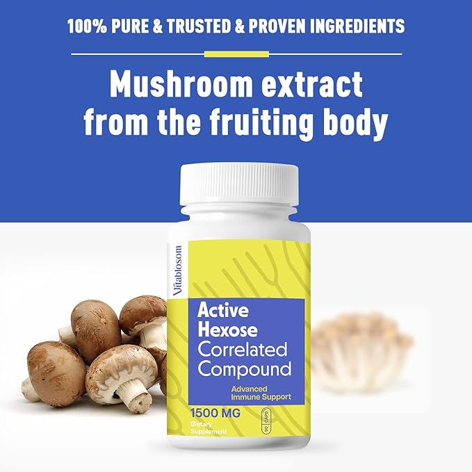 Active Hexose Correlated Compound Supplement 1500mg, 90 Capsules 1)
