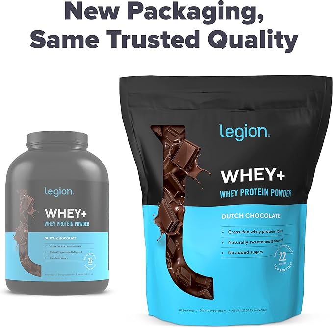 LEGION Whey Protein Powder Chocolate (79 Servings)