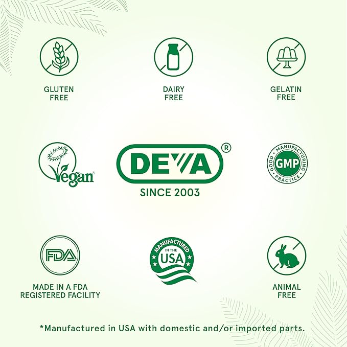 DEVA Vegan Glucosamine MSM & Chondroitin 90 Tablets