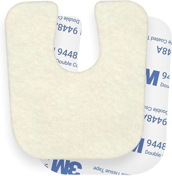 24-Pack U-Shaped Felt Callus Pads, 1/8”