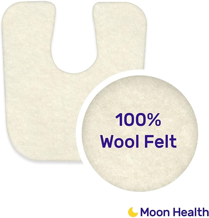 24-Pack U-Shaped Felt Callus Pads, 1/8”