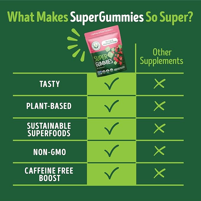 Kuli Kuli Super Energy Gummies 60 Non-GMO,