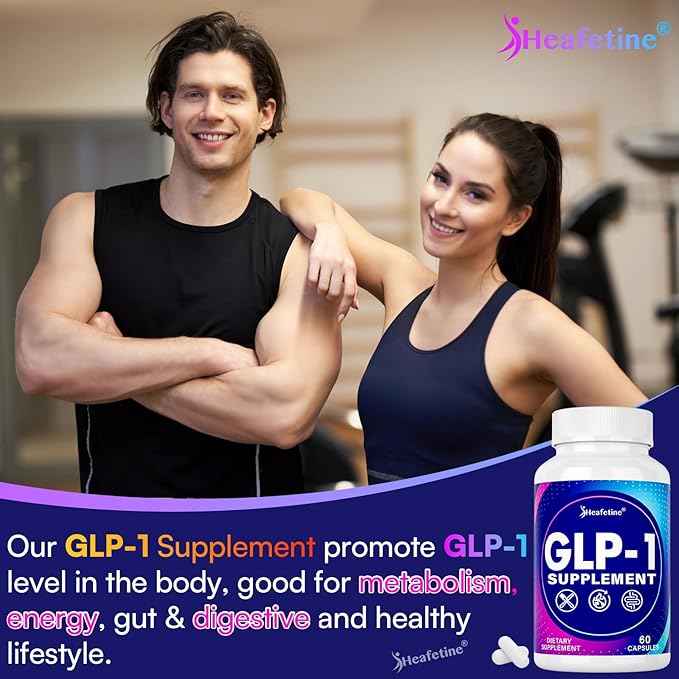 GLP-1 Supplement Support, with Naturally GLP1 Supplement Probiotic for Women & Men, Hops & Green Tea Extract, GLP 1 Supplements for Gut, Energy, GLP-1 Levels & Overall Health - 300 Capsules