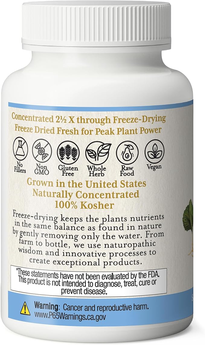 Eclectic Institute Raw Freeze-Dried Goldenseal Capsules 100 CT