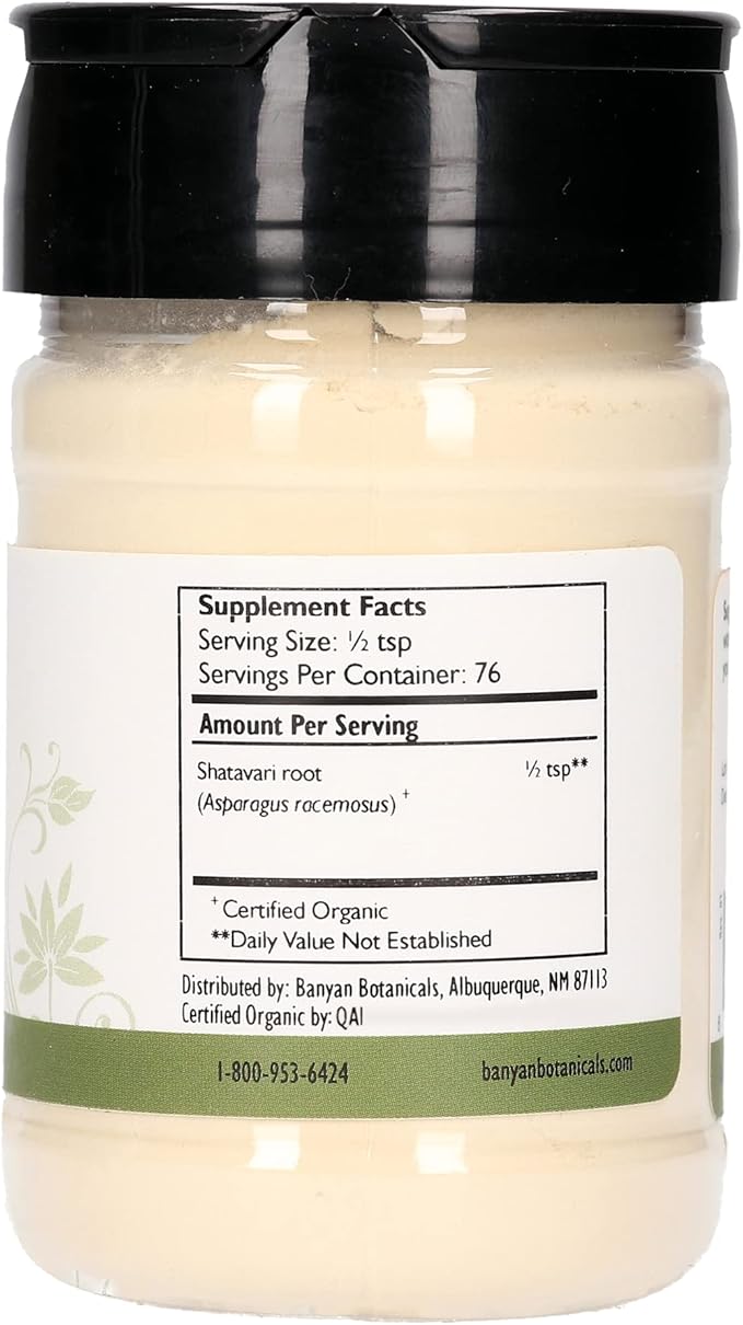 Banyan Botanicals Organic Shatavari Powder –