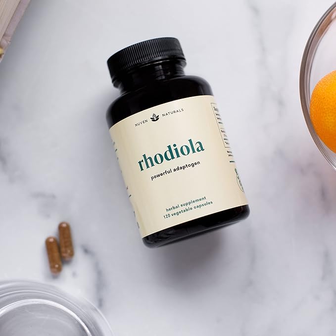 Rhodiola Rosea 600 mg 120 Vegan (3% Salidroside 1% Rosavins)