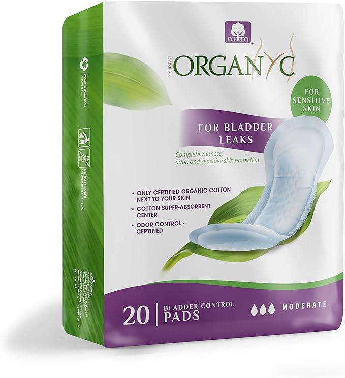 Organyc - 100% Organic Cotton Incontinence 20 Count…