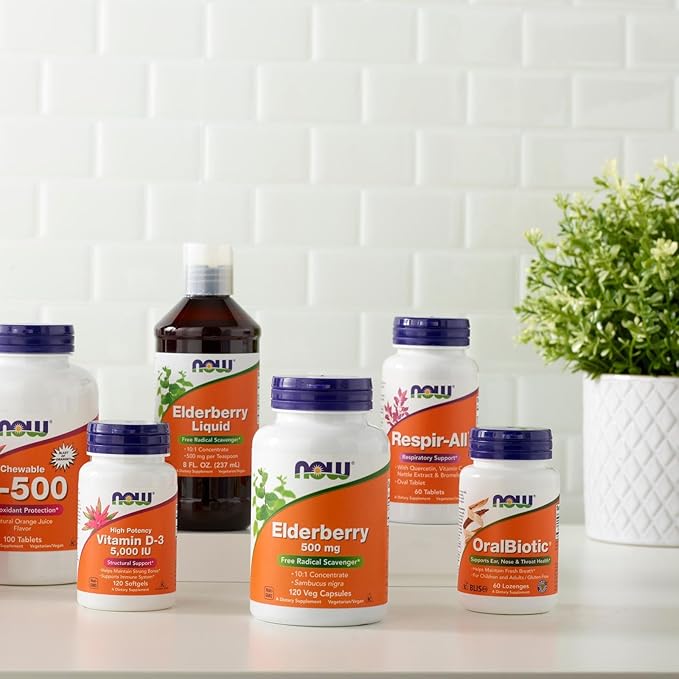 NOW Supplements, Respir-All™ with Quercetin, Vitamin C, Nettle Extract and Bromelain, Respiratory Support*, 60 Tablets