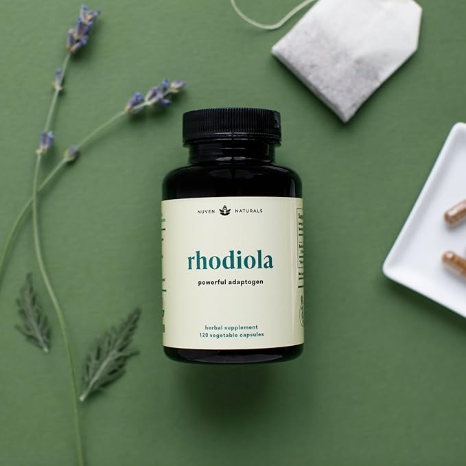 Rhodiola Rosea 600 mg 120 Vegan (3% Salidroside 1% Rosavins)