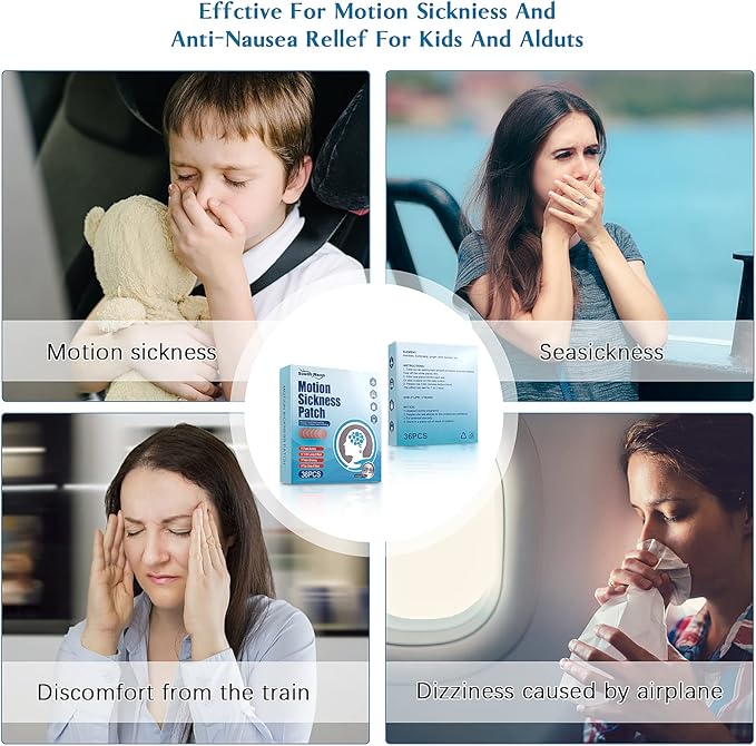 Motion Sickness Patches, 36 Pcs Sea JJ11-36Pcs