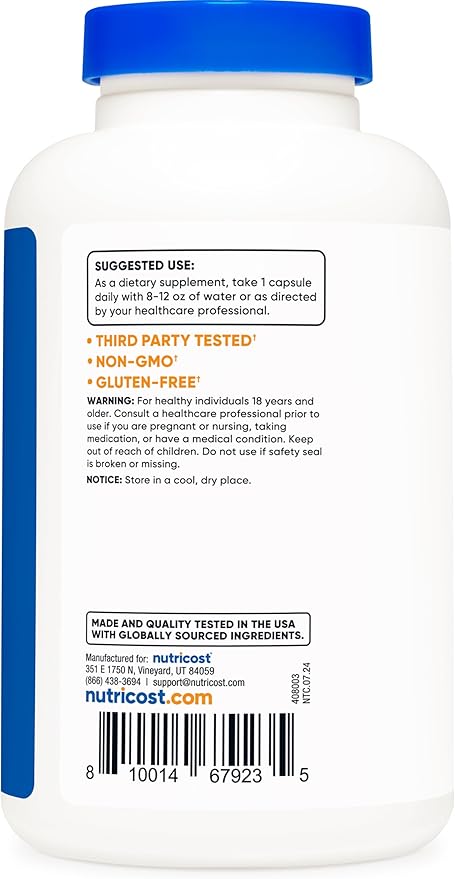 Nutricost Ginkgo Biloba 120mg, 240 Capsules