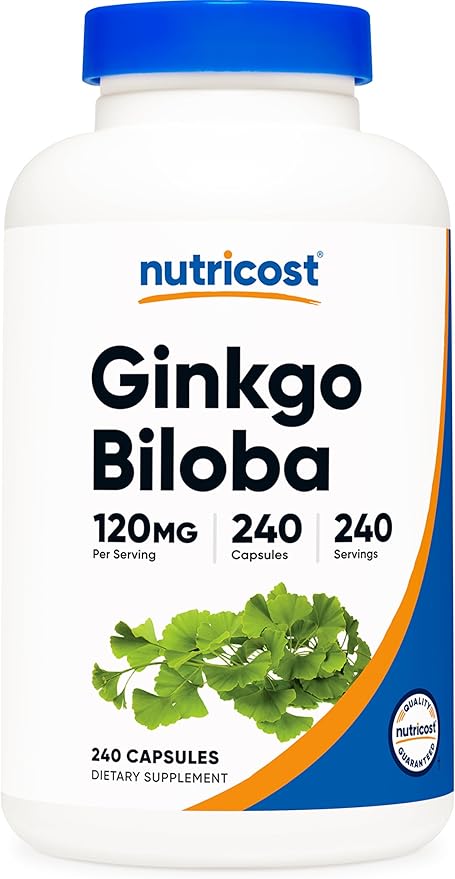 Nutricost Ginkgo Biloba 120mg, 240 Capsules